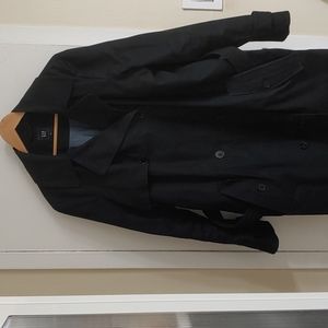 Pre-owned GAP Black trench coat XXL